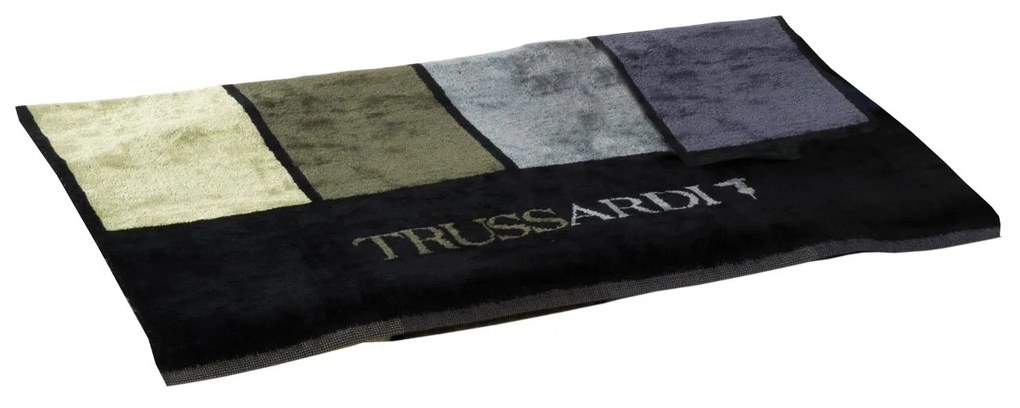Telo Bagno in Acrilico Dralon Skyscrapers 95X150 Trussardi