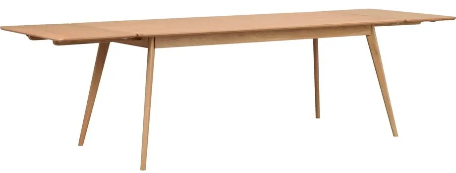 Tavolo da pranzo pieghevole con piano in legno di frassino 190x90 cm Yumi - Rowico