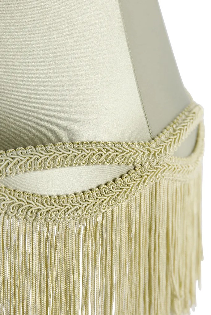 Lampada da tavolo classica in ottone con paralume verde Granny 30 cm - Simplo