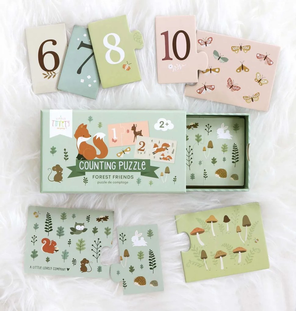 A Little Lovely Company - puzzle di numeri - amici del bosco