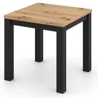 Tavolo da pranzo allungabile ZARO rovere artisan/nero