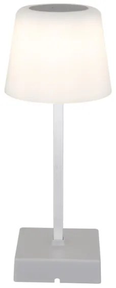 Globo 28061SI-LED lampada da tavolo touch XAYDEN 2W/5V 800 mAh argento