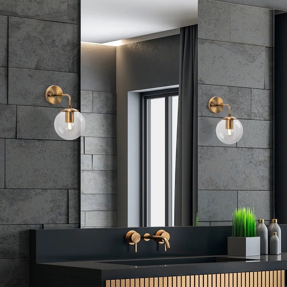 Lampada da parete color ottone ø 15 cm Viran – Opviq lights