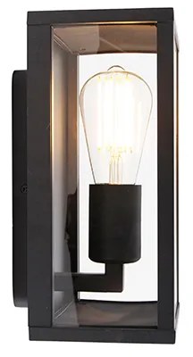 Lampada da parete intelligente nera 26 cm IP44 incl. Wifi ST64 - Charlois