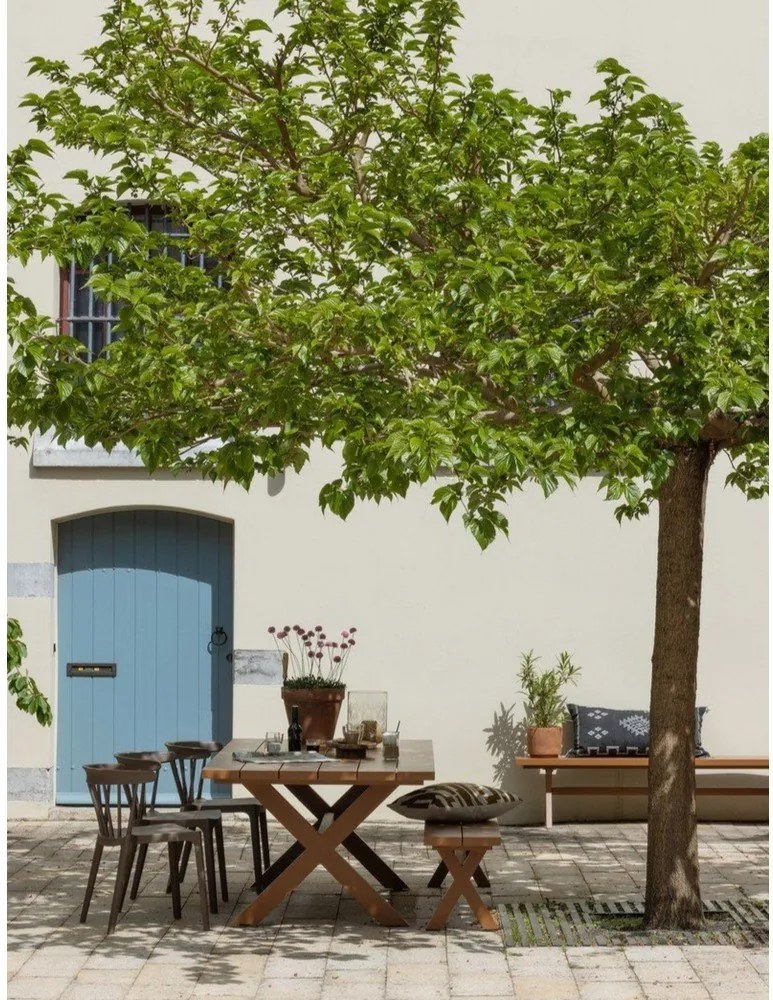Tavolo da pranzo da giardino in alluminio 100x220 cm Delta - Exotan