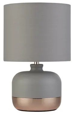 Searchlight EU700820 - Lampada da tavolo 1xE14/7W/230V grigio