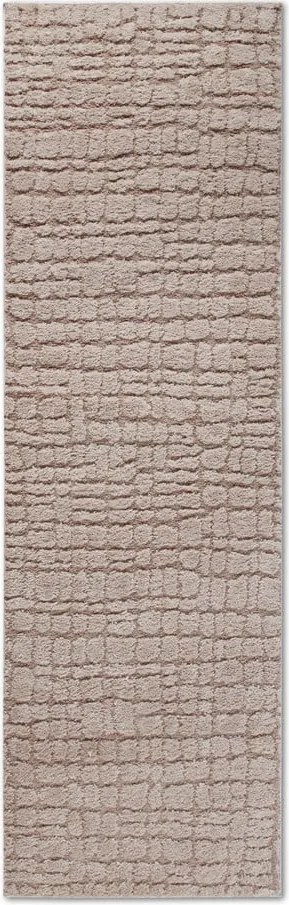 Passatoia beige 80x240 cm Artistique Beige - Elle Decoration