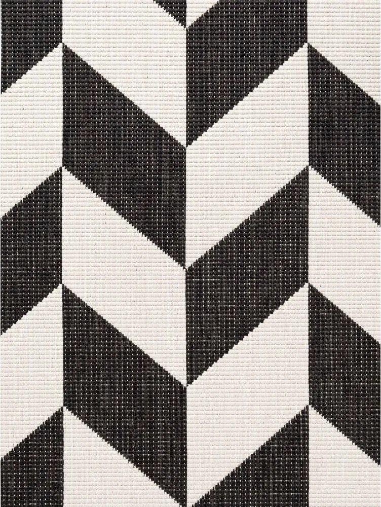 Tappeto da interno/esterno nero/color crema 160x230 cm Haringey Terrick – Ted Baker