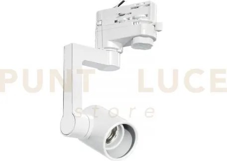 Proiettore binario express bianco 1 luce attacco e27 10x14cm