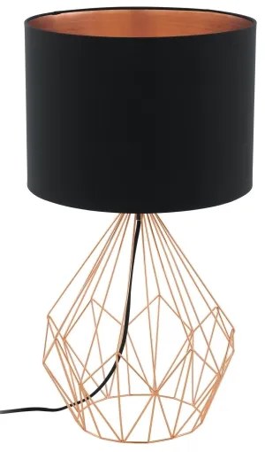 Eglo 95185 - Lampada da tavolo PEDREGAL 1xE27/60W/230V