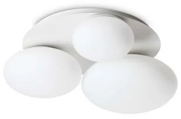 Lampada da soffitto ninfea pl3 bianco