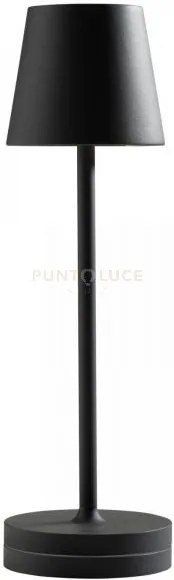 Gls040- lampada ricaricabile a batteria grigio antracite a led 3000...