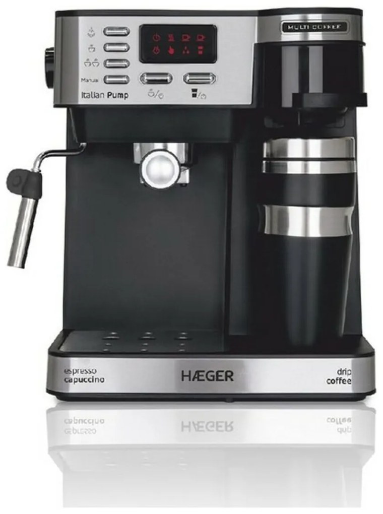 Caffettiera Express a Leva Haeger 1450W Multicolore 1,2 L