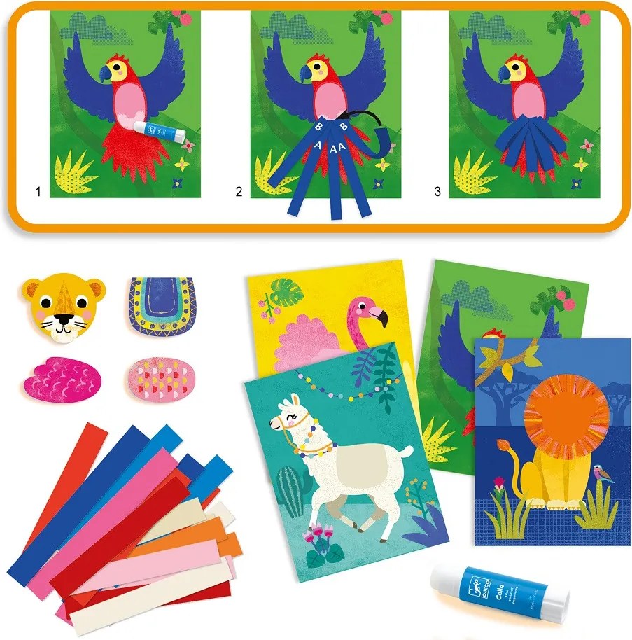 Collage per i più piccoli - animali adorabili