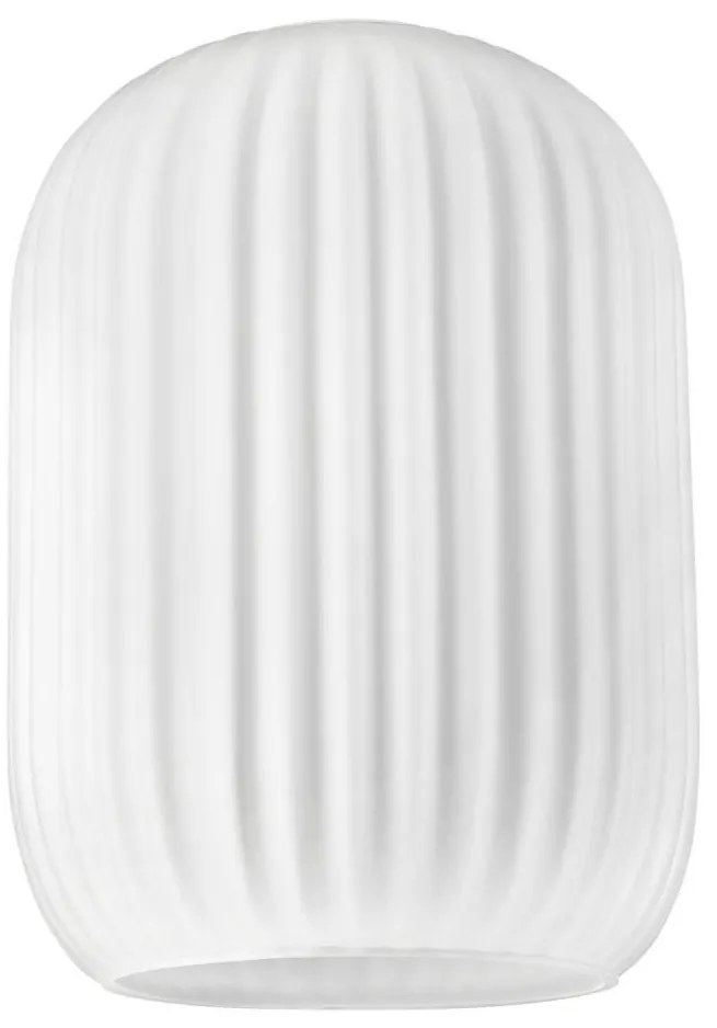 Vetro di ricambio per lampadario HARMA E27 21x14 cm bianco