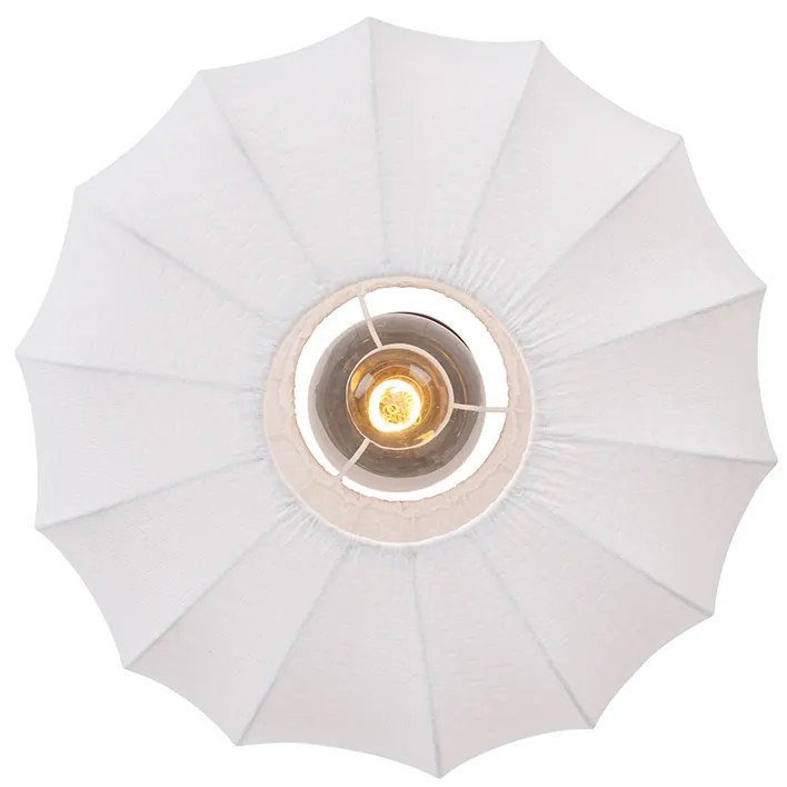 Plafoniera Japandi bianca 40cm - Madleine