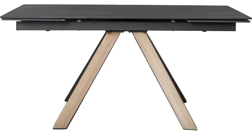 Tavolo da pranzo pieghevole in ceramica 90x160 cm Azur - Marckeric