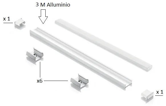 Ideallux slot sur d15xd5 1000 mm wh