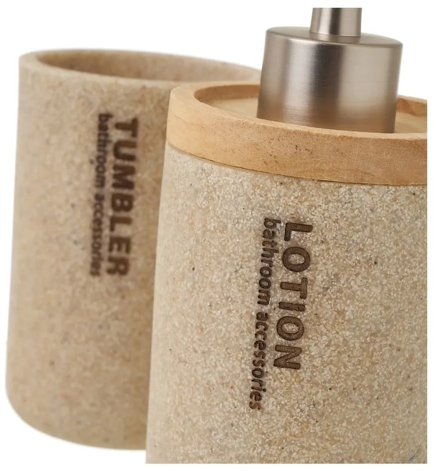 Set accessori bagno beige - Casa Selección