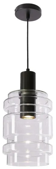 Lampada a sospensione RADON 1xE27/40W/230V trasparente