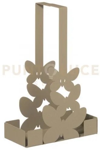 Porta bicchieri butterfly beige
