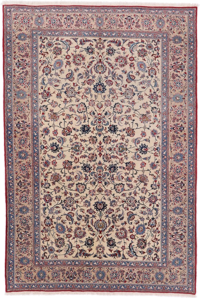 Isfahan Tappeto 160x240 (Iran) Annodato A Mano