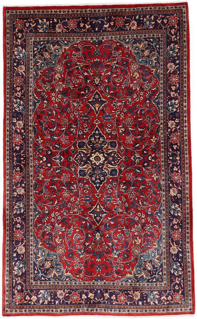 Sarouk Tappeto 210 x 130 (Iran) Annodato A Mano