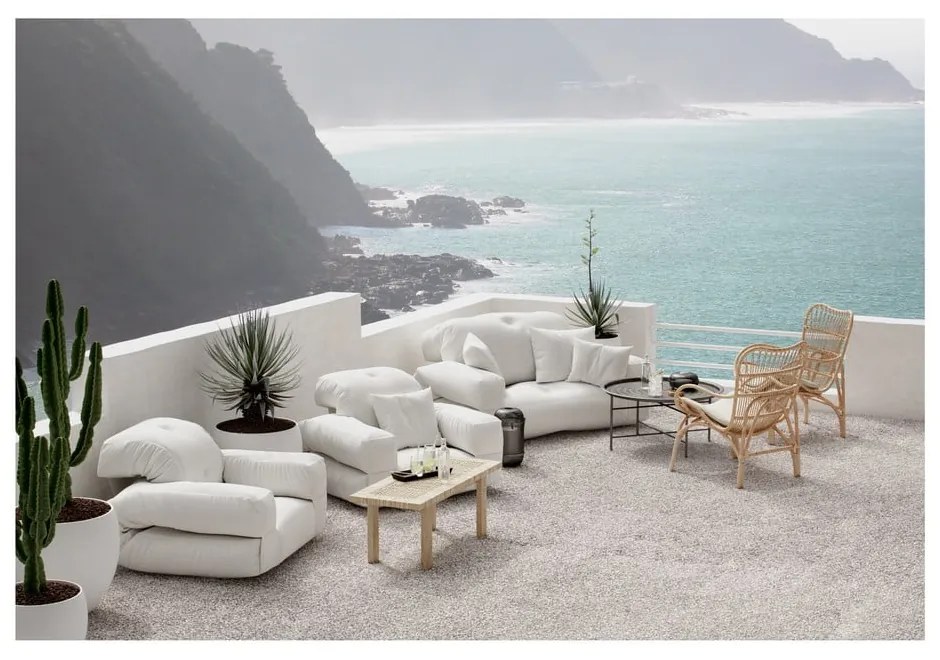 Divano poltrona da esterno beige Design OUT™ Hippo Beige Out Hippo - Karup Design