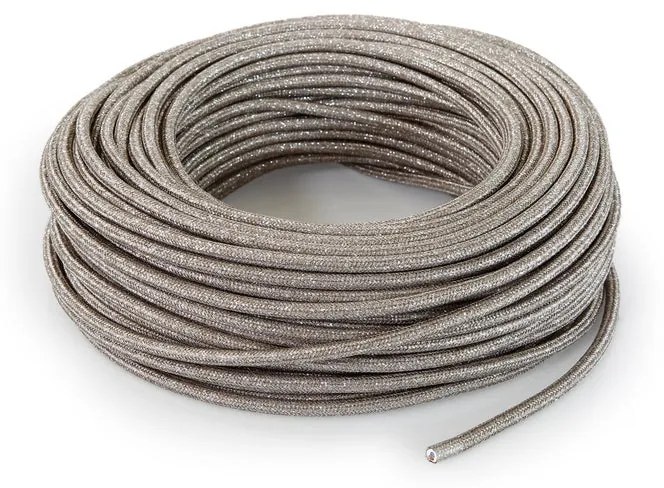 Cavo tessile 2 x 0.75 mm² L 50 m MERLOTTI beige matassa