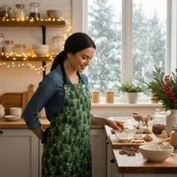 Grembiule alberelli Fatto in casa da Benedetta 65x80 cm