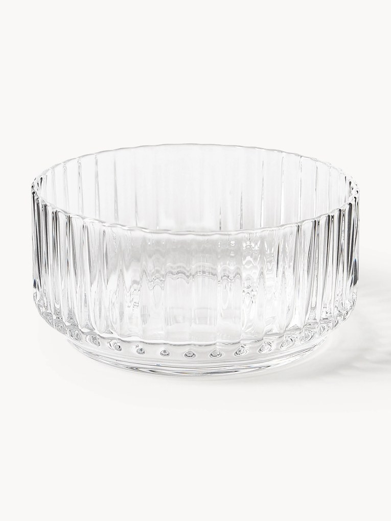 Set di 4 ciotole in vetro soffiato Aleo