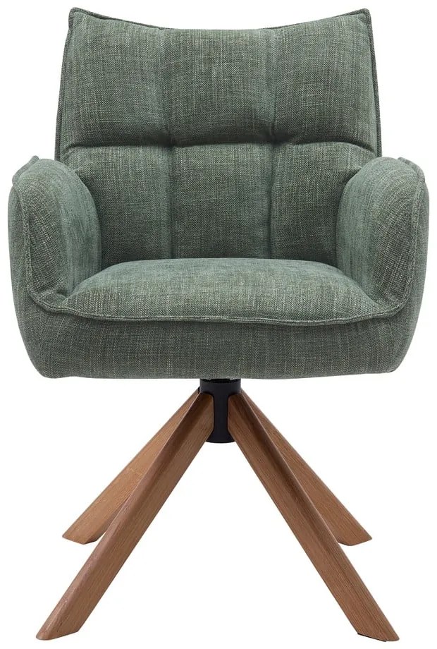 Set di sedie da pranzo verde in imbottito 2 pz Marilla – Unique Furniture