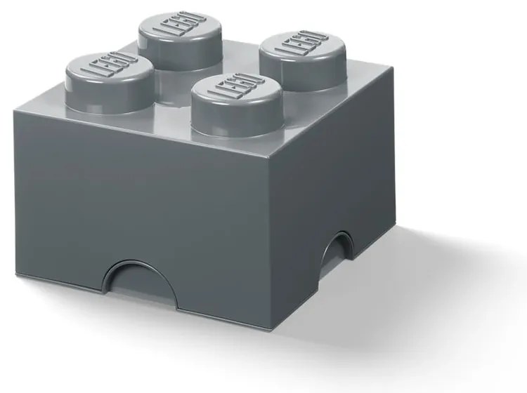 Scatola per bambini grigio scuro Square - LEGO®