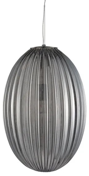 Lampadario a sospensione con filo BRAGA 1xE27/60W/230V grigio