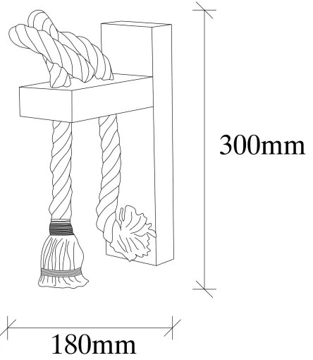 Applique EREBOS 1xE27/40W/230V