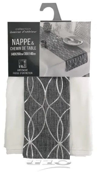 Set tovaglia e runner 140x250 cm Elipsa - douceur d'intérieur