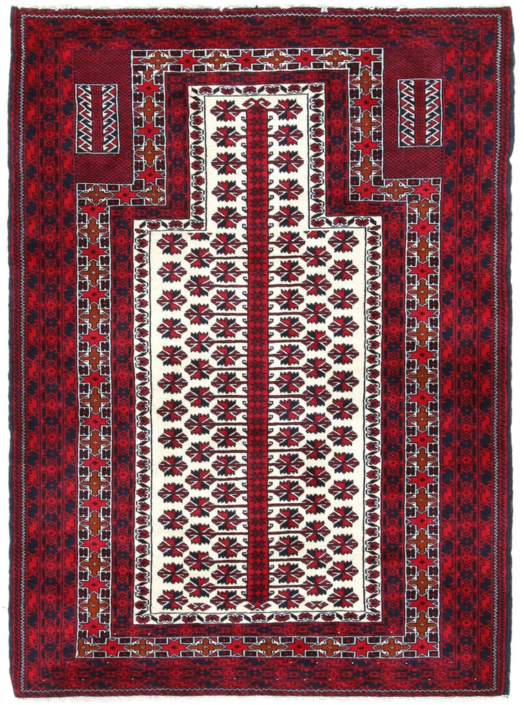 Beluch Tappeto 140x100 (Iran) Annodato A Mano