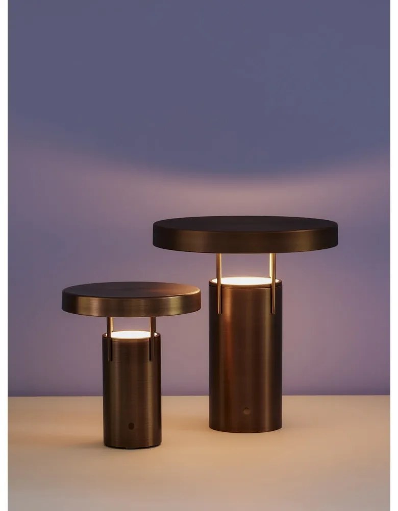 Lampada da tavolo dimmerabile a LED in bronzo (altezza 20 cm) BringMe - Hübsch