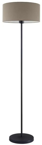 Lampada da terra LED TUNJA 1xE27/20W/230V Ø 38 cm nero/taupe