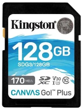 128GB SDXC CANVAS GO PLUS 170R