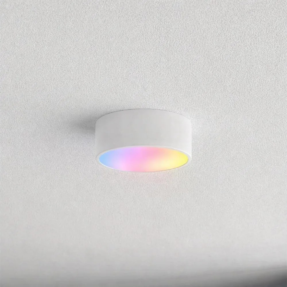 Brilagi - Lampada da soffitto per bagno LED RGBW dimmerabile CLARE 1xE27/9W/230V IP54 Wi-Fi bianca