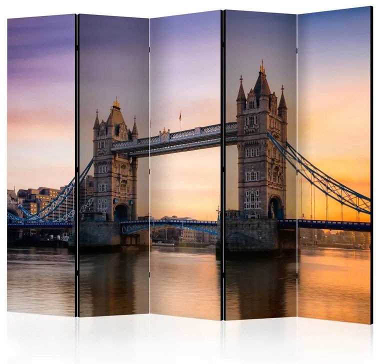 Paravento Tower Bridge at dawn II [Room Dividers]