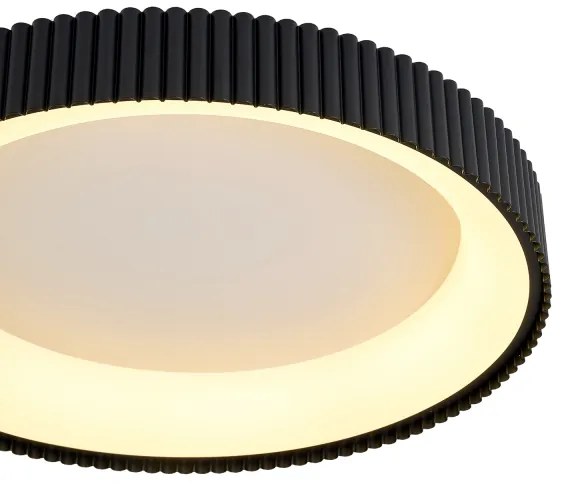 Brilagi - Plafoniera LED dimmerabile FALCON MODERN LED/54W/230V 60 cm nera + telecomando