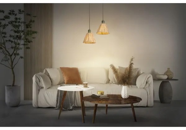 Ledvance - Lampadario a sospensione con filo DECOR RAFFIA 1xE27/15W/230V