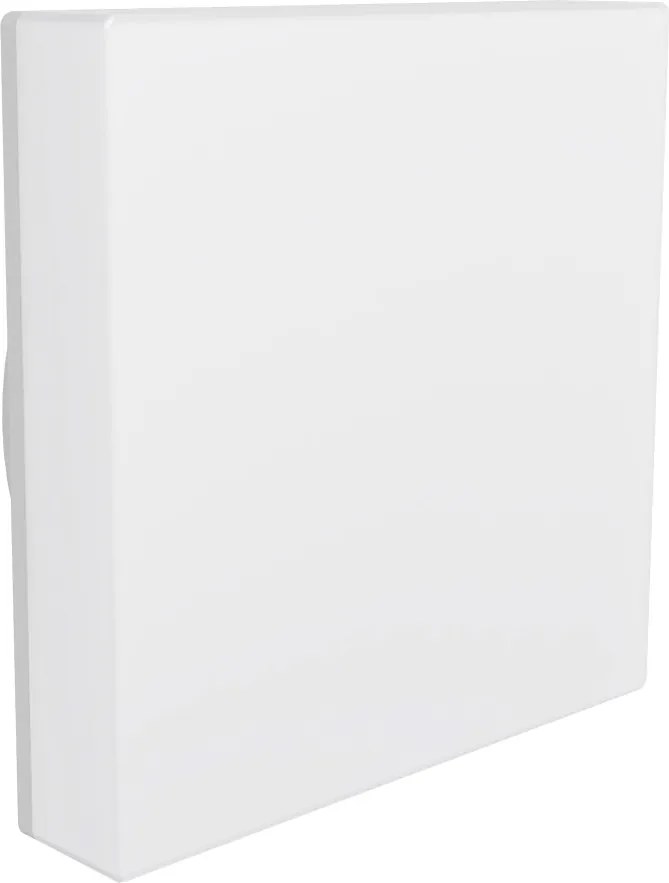 Applique Quadrata per esterni 2xE27 a Luce Diffusa IP65 Bianca