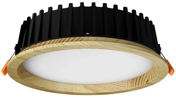 APLED-Lampada LED RONDO WOODLINE LED/12W/230V 4000K diametro 20 cm pino legno solido