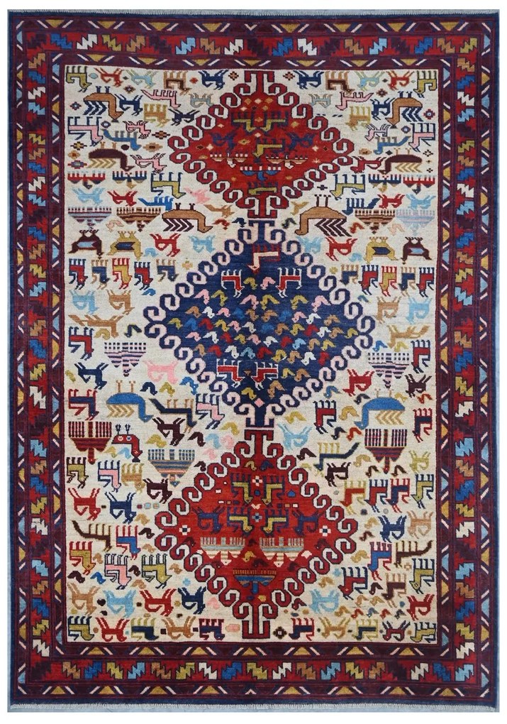 Kazak Tappeto orientale 170x250 (Pakistan) Annodato A Mano