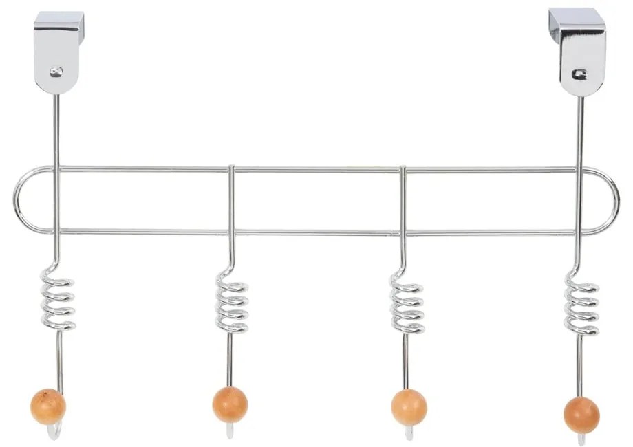 Appendiabiti in metallo argentato 33 cm Spirale - Compactor