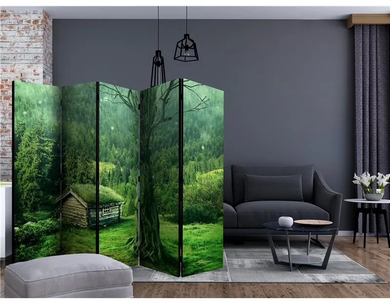 Paravento Green seclusion II [Room Dividers]