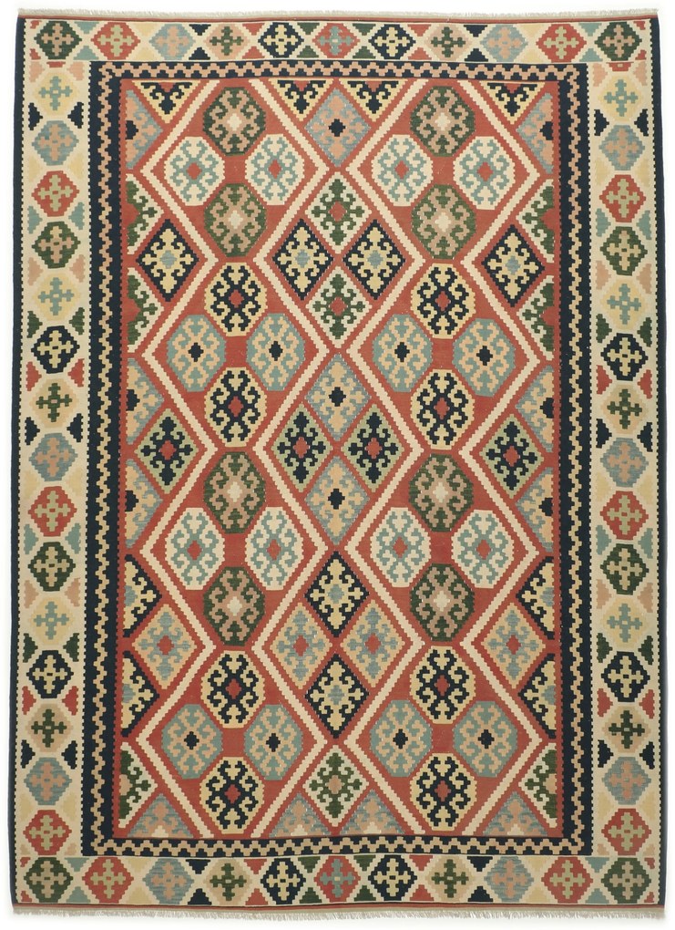 Kilim Tappeto 260 x 350 (Iran) Tessuto A Mano